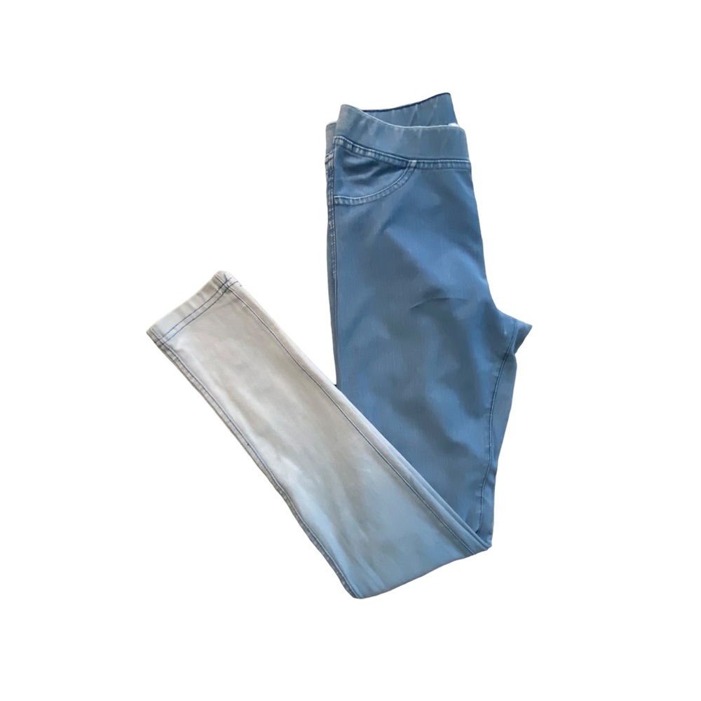 Ombré Blue Jean Leggings - Girls 11-12 Years Old